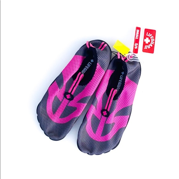 Life Guard Activity Waster  pink Shoes Waterproof - Picture 1 of 7
